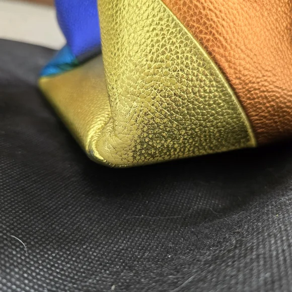Kurt Geiger XXL Kensington Rainbow Quilted Leather Shoulder Bag